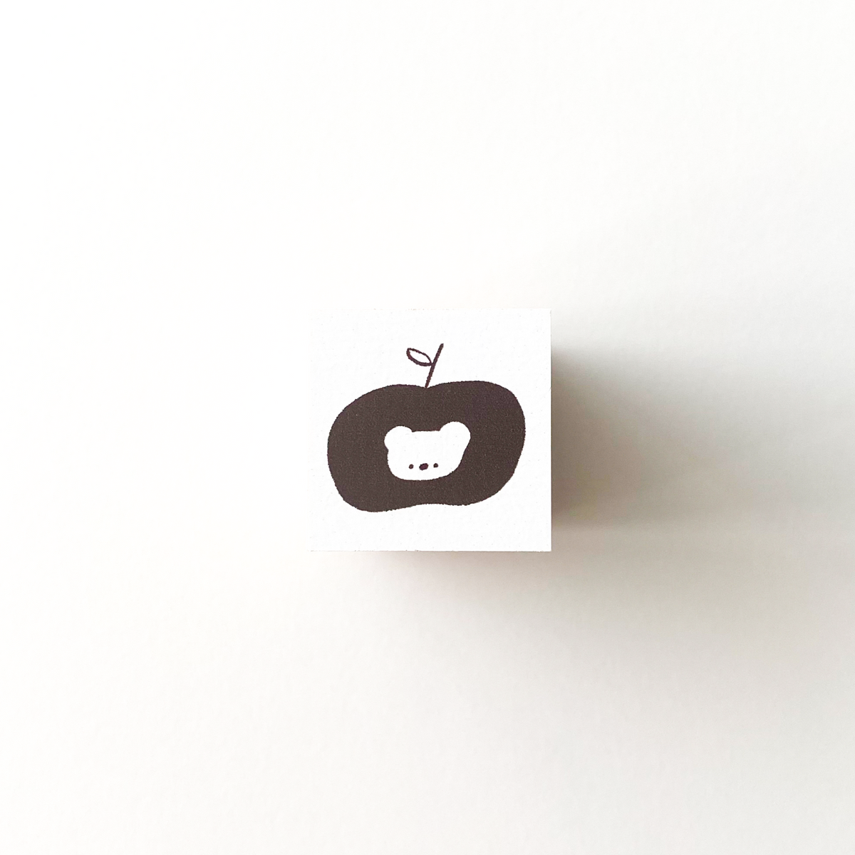 ranmyu Rubber Stamp Apple Bear