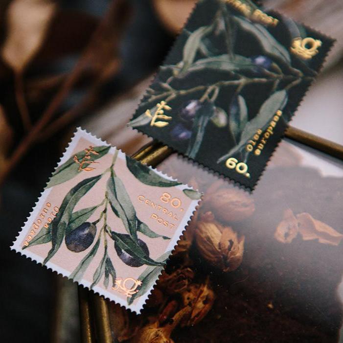 OURS Studio Stamp Stickers Olive Branches