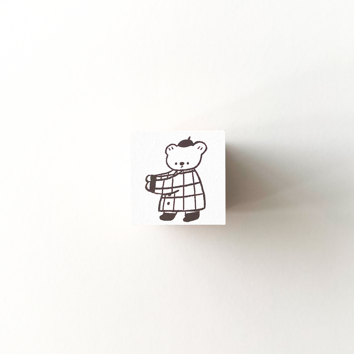 ranmyu Rubber Stamp Coat-wearing Bear