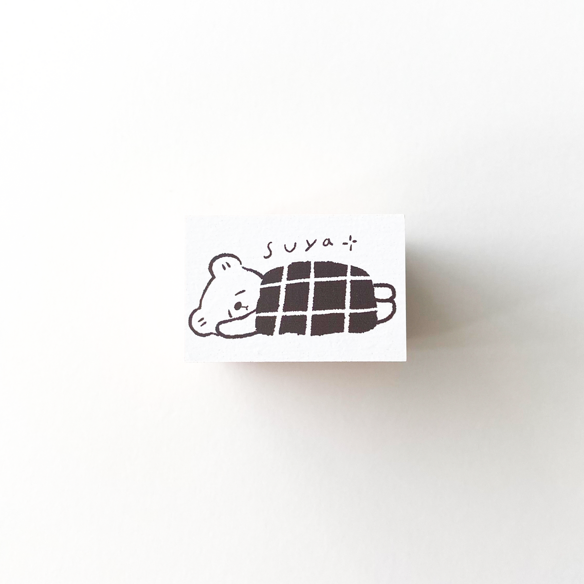 ranmyu Rubber Stamp Bear Sleeping