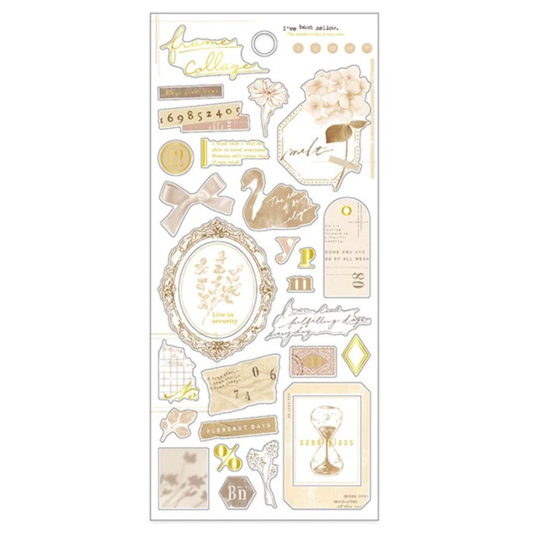 Mind Wave Stickers Beige