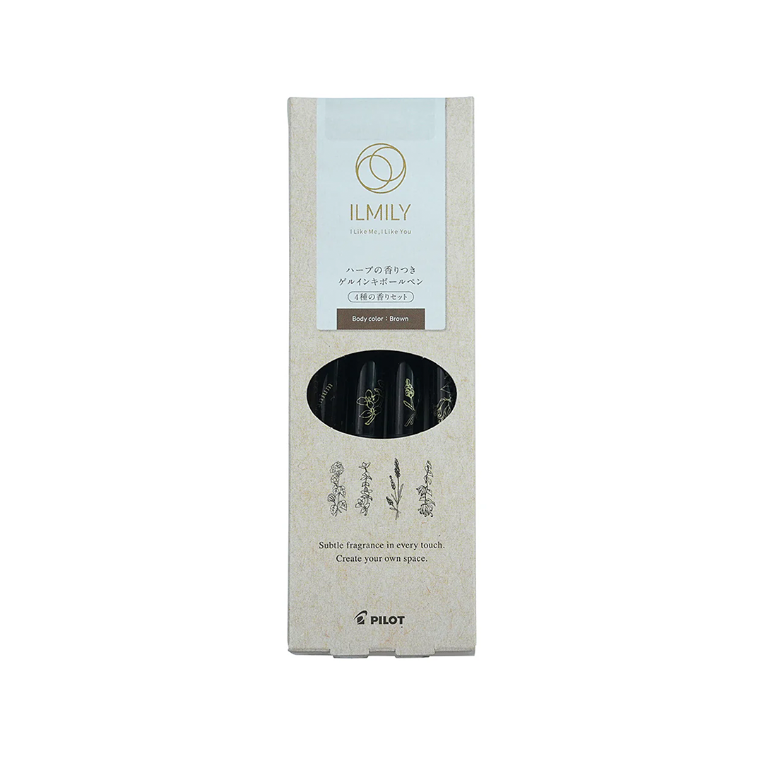 Pilot ILMILY Gel Ink Ballpoint Pen with Herbal Scent - Simple Paper