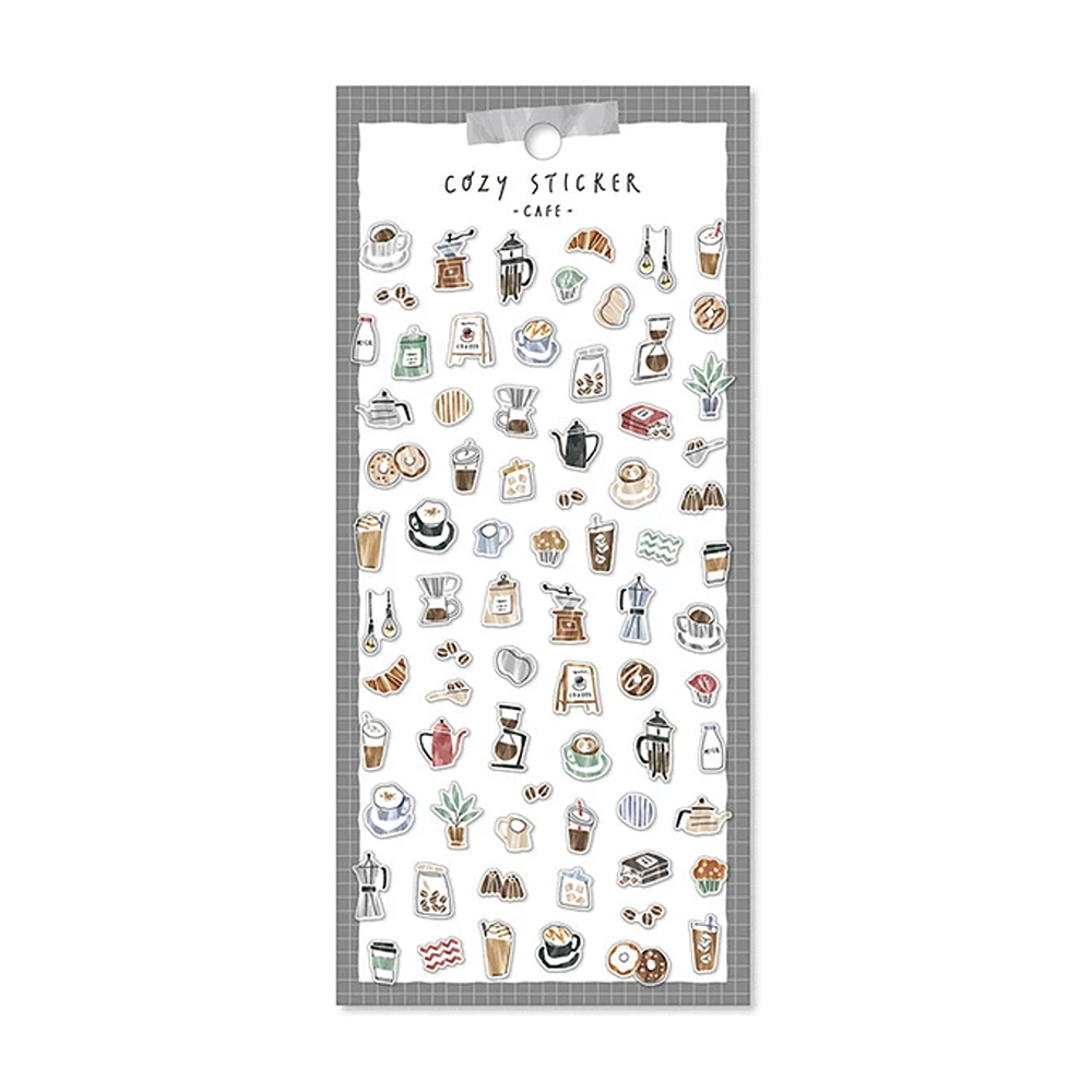 Mind Wave | Cozy Stickers | Cafe - Simple Paper