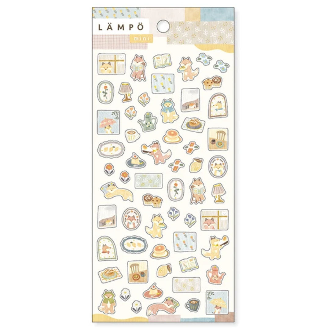 Mind Wave Lampo Mini Stickers Foxes And Rain