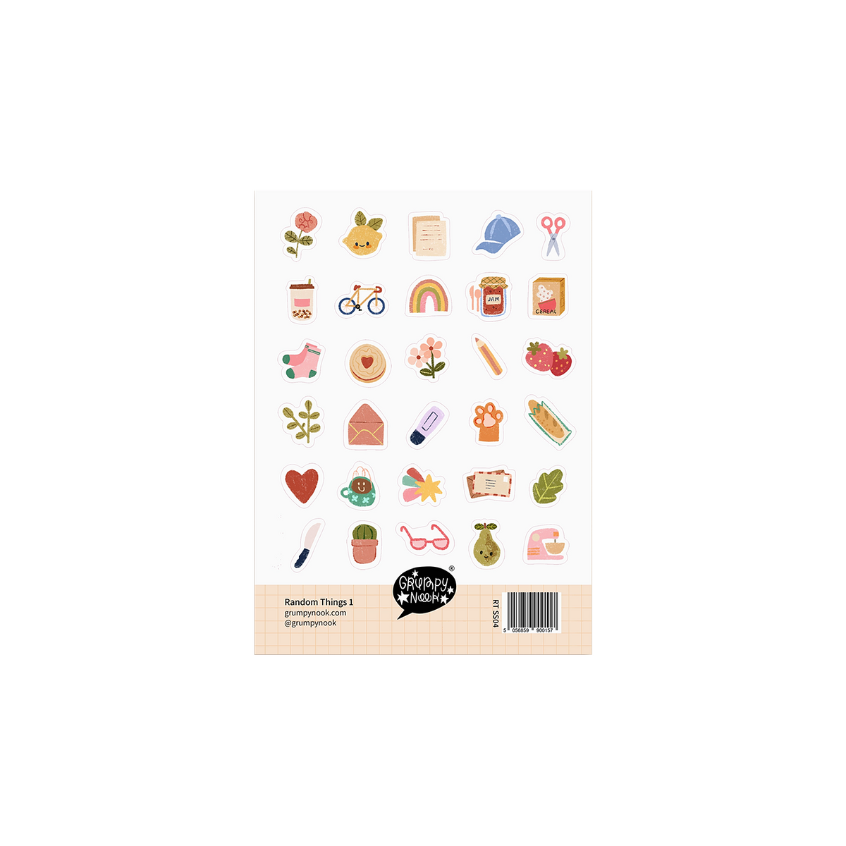 Grumpy Nook Stickers Random Things 1