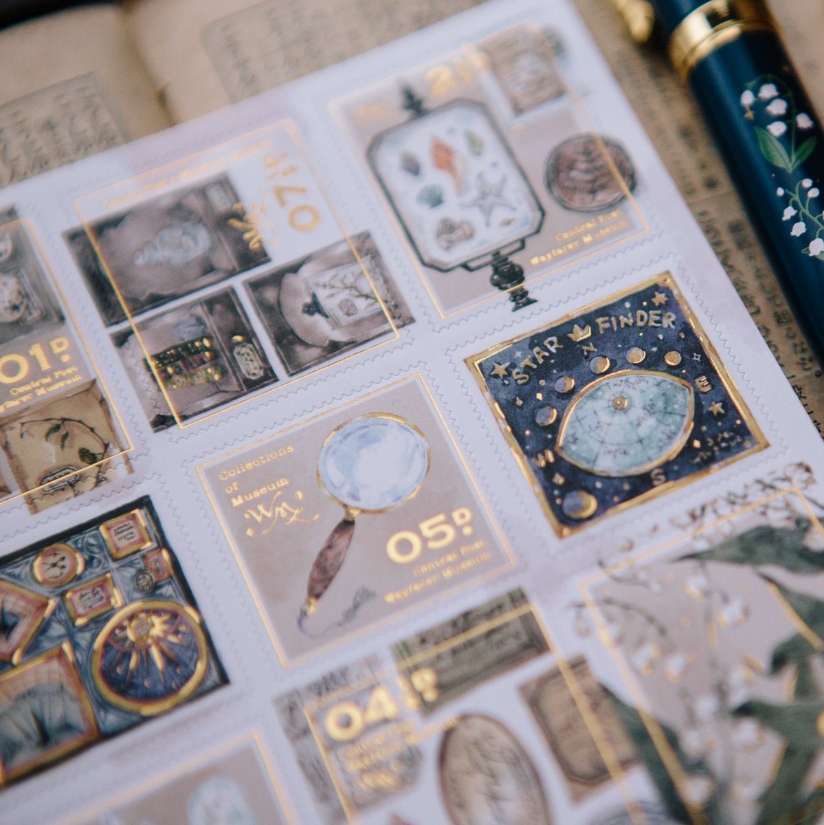 OURS Studio Stamp Stickers Collection Of Museum