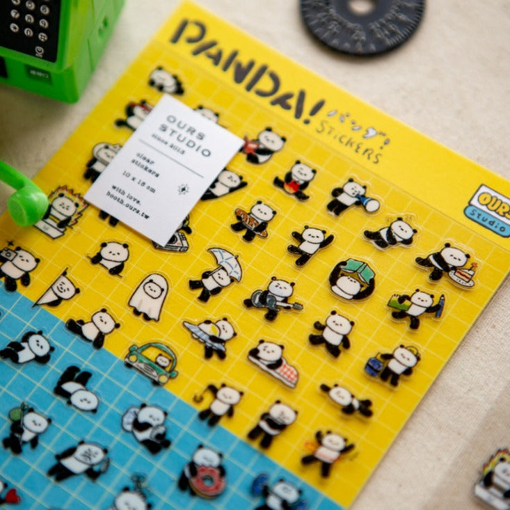 OURS Studio Stickers Panda! Panda!
