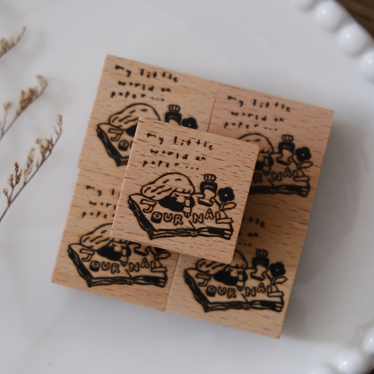 Eileen Tai Rubber Stamp Journaling Girl