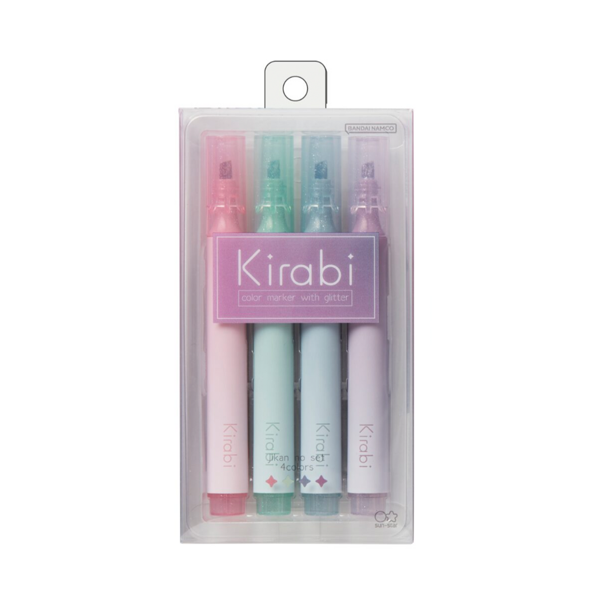 Sun-Star Kirabi Glitter Markers Time Set