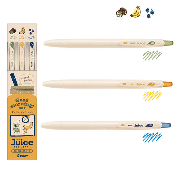 Pilot Juice Gel Pen 10th Anniversary Limited Edition | Classic Colors Natural Smoothie - Simple Paper