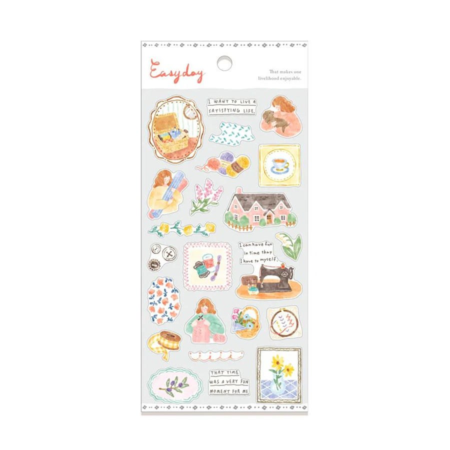 Mind Wave Easy Day Stickers Sewing