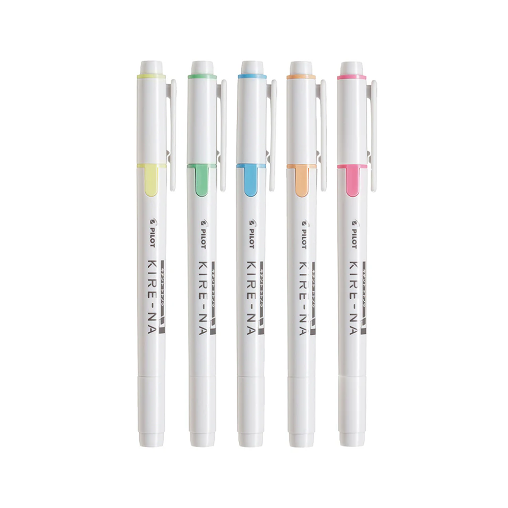 Pilot Kire-Na Double-Sided Highlighter Fine / Bold Basic