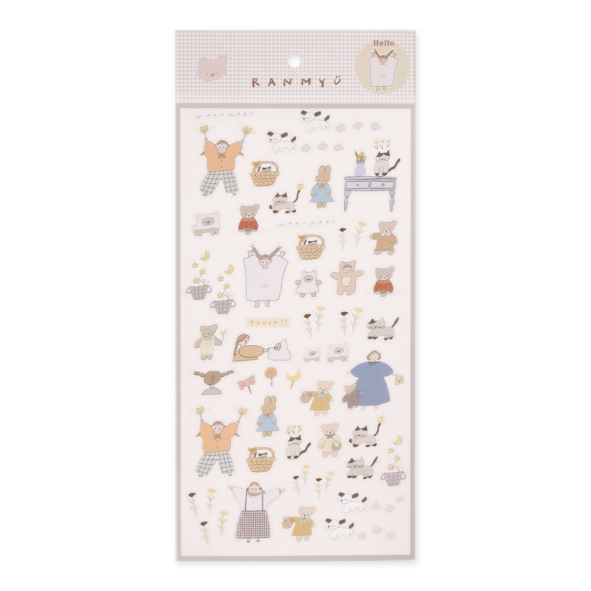 ranmyu PET stickers Girl And Friends
