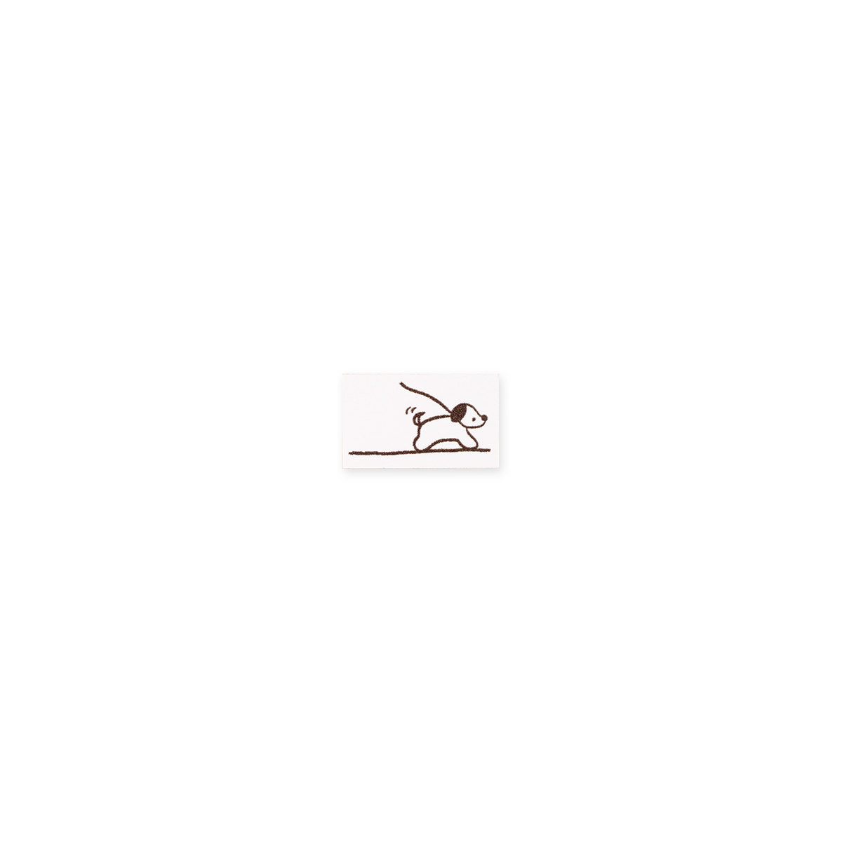 ranmyu Rubber Stamp Dog Walking Mini