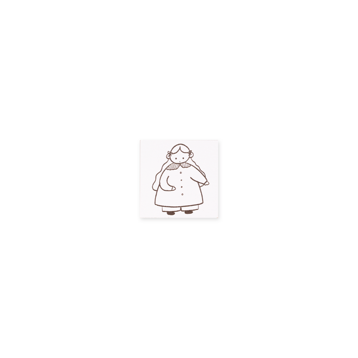 ranmyu Rubber Stamp Girl With Long Hair