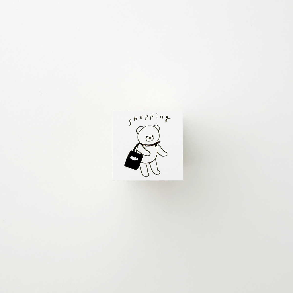 ranmyu Rubber Stamp Shopping Bear