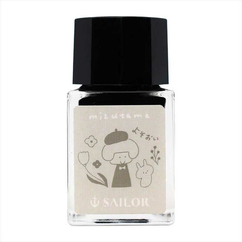 SAILOR Profit Junior +10 x mizutama Fountain Pen Set | Milky White - Simple Paper
