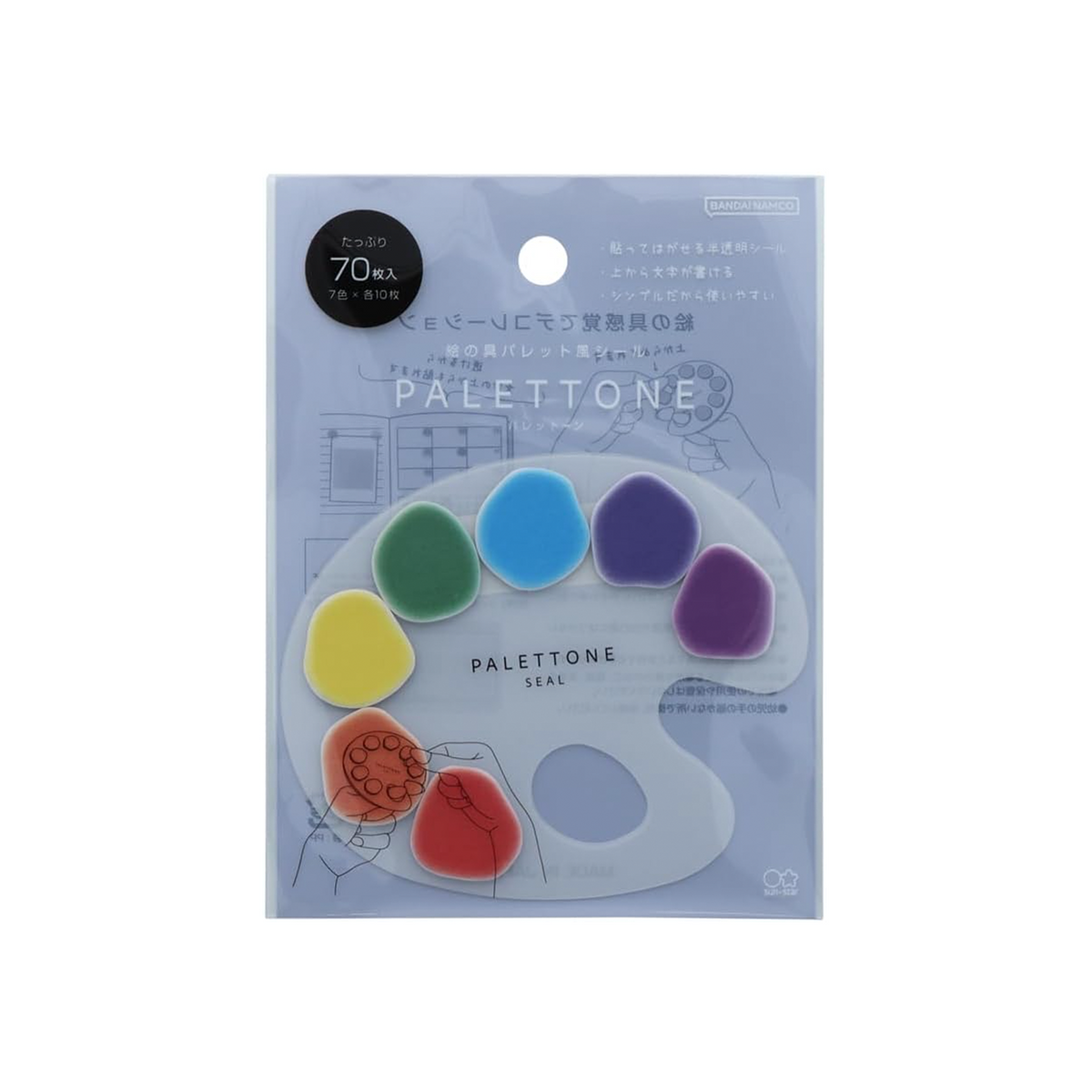 Sun-Star Palettone Stickers Beginner's Paint Palette