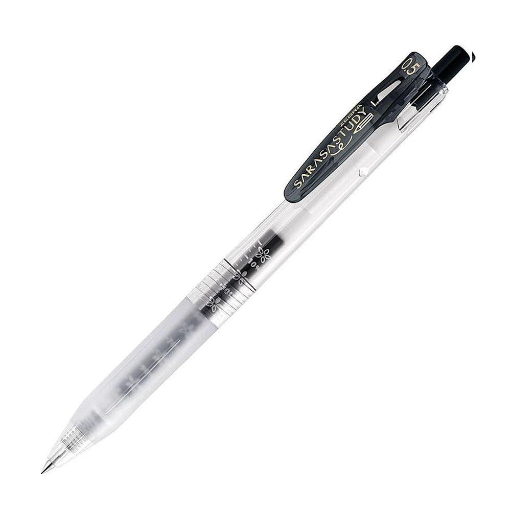 Zebra Sarasa Study Gel Pen Black Ink