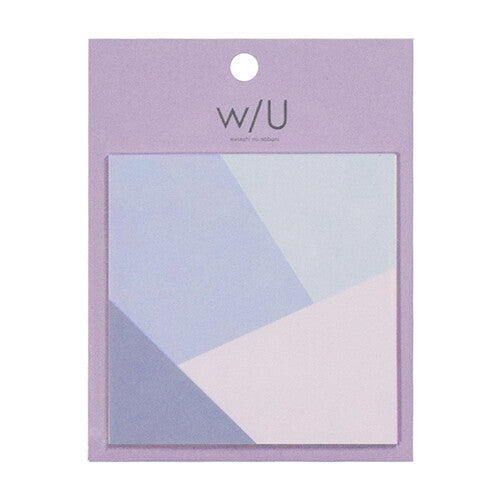 Nakabayashi W/U Series Square Sticky Notes - Simple Paper