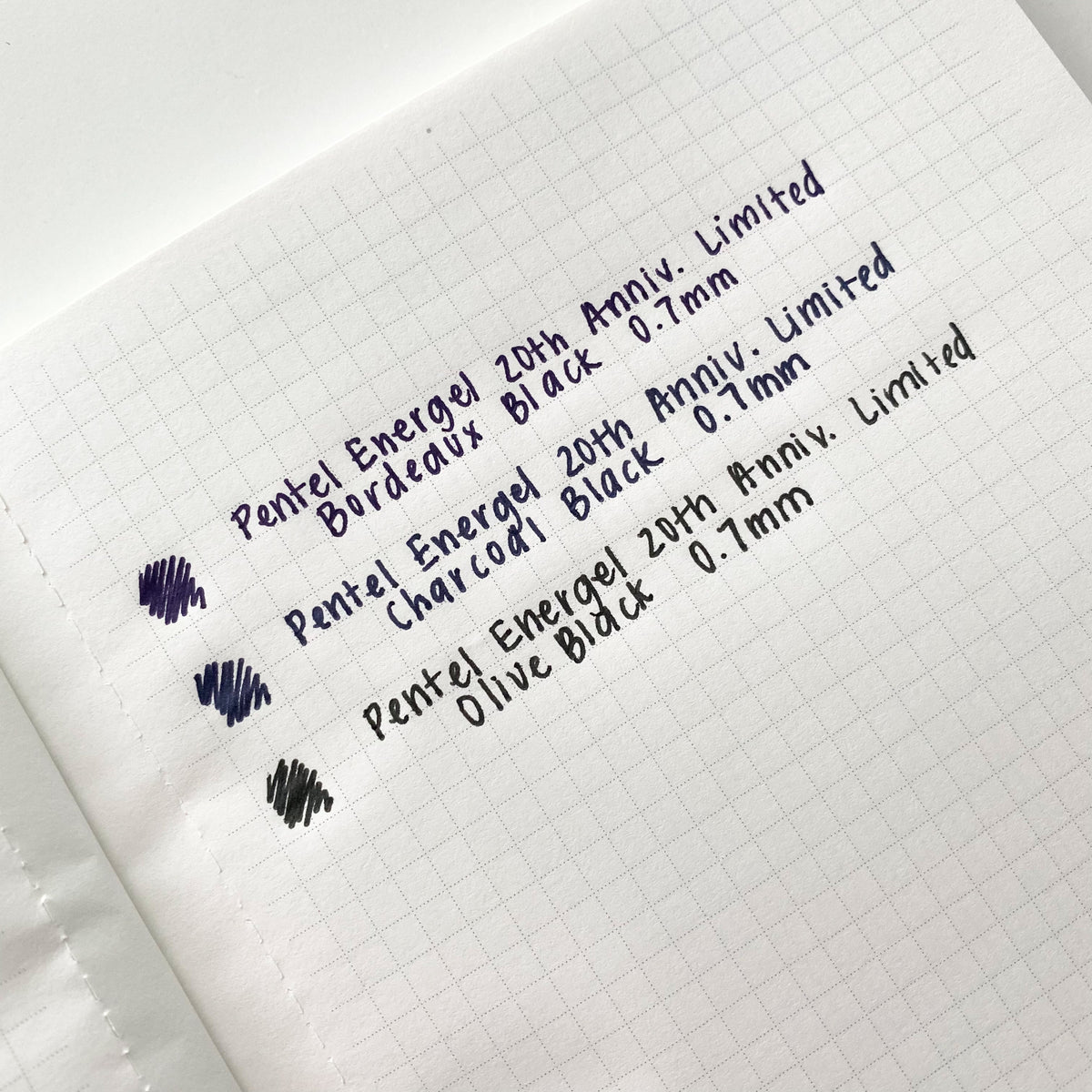 Pentel Energel Limited Black Colors Pen - Simple Paper