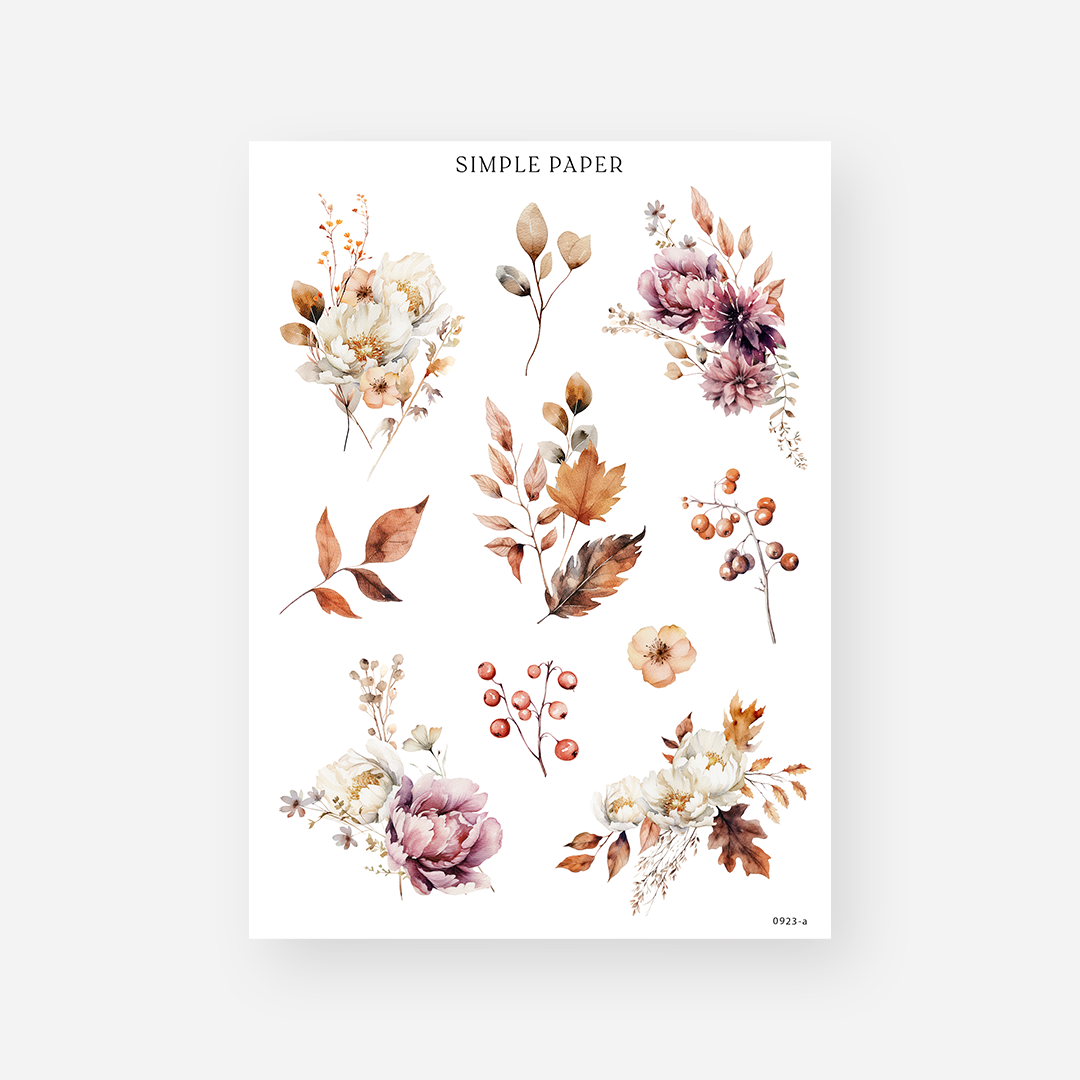 September '23 - Sheet A - Simple Paper