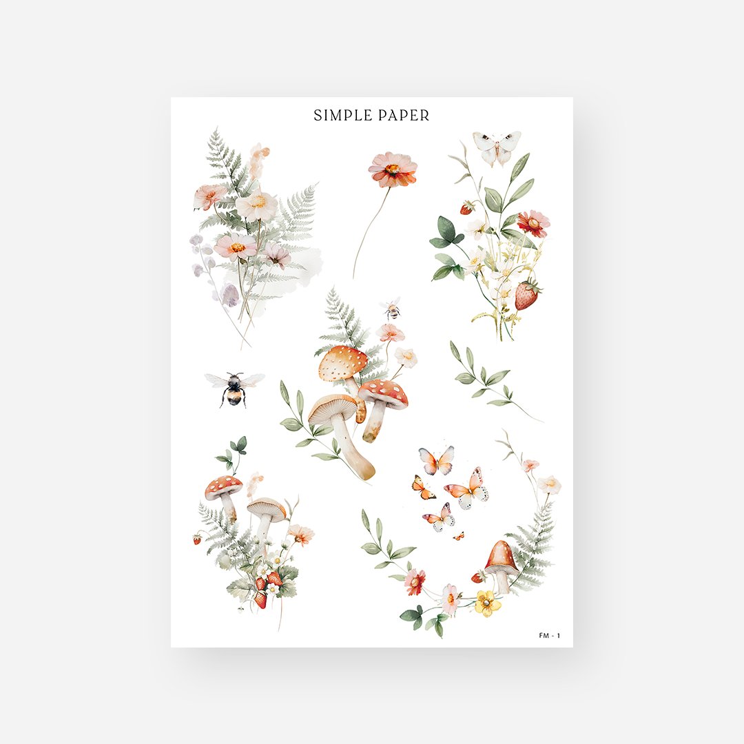 Forest Magic - Sheet 1 - Simple Paper