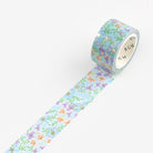 BGM Washi Tape Flower Field Blue
