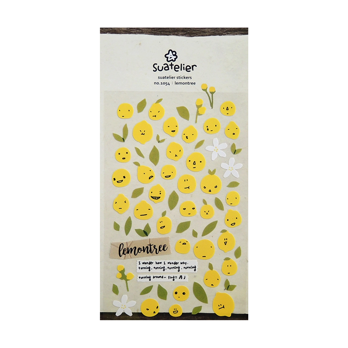 Suatelier Stickers No. 1054 Lemontree