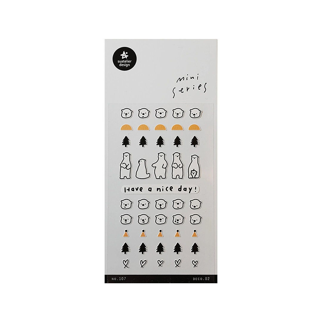 Suatelier Mini Series Stickers No. 107 Deco 02