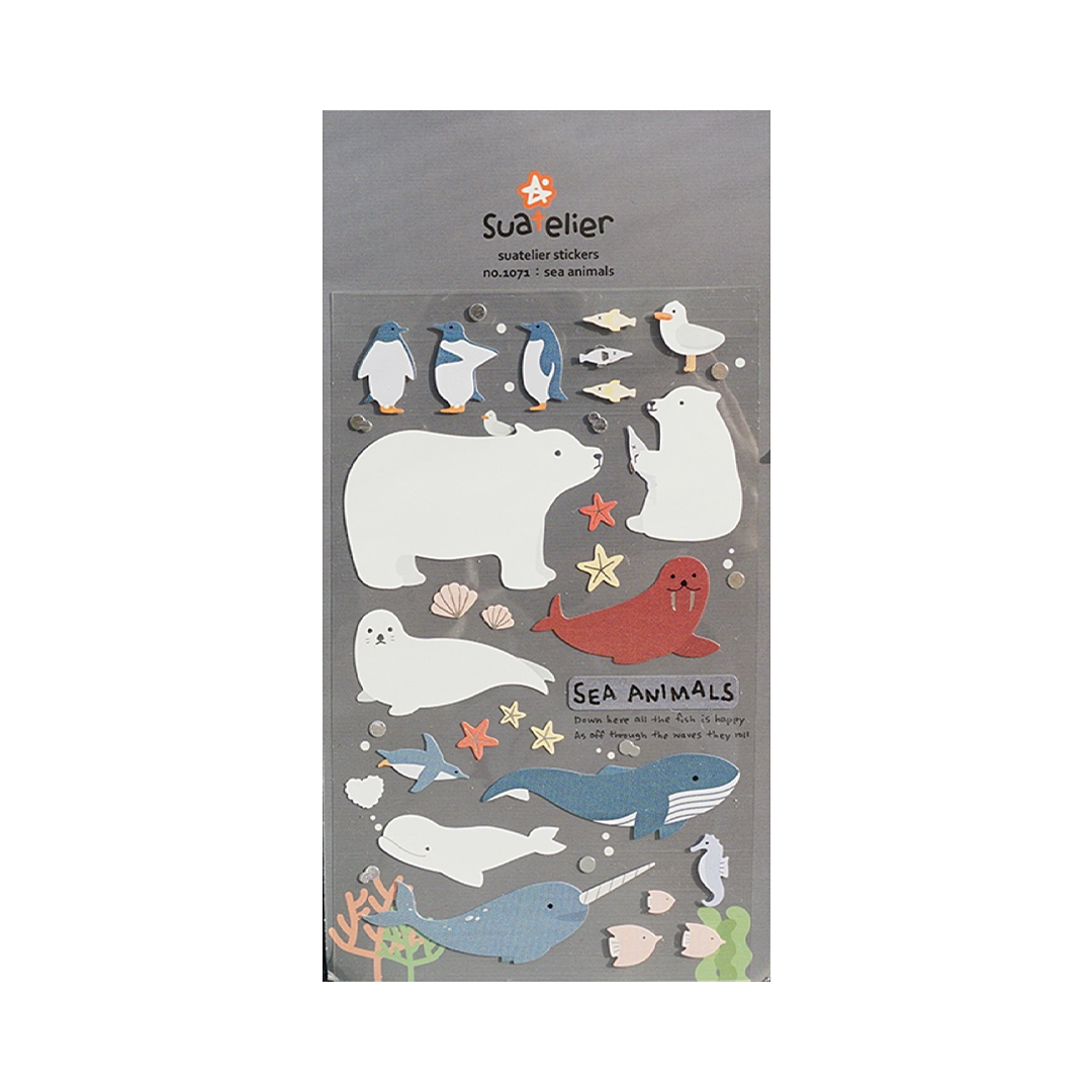 Suatelier Stickers No. 1071 Sea Animals