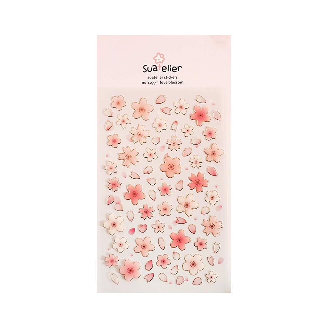 Suatelier Stickers No. 1077 Love Blossom