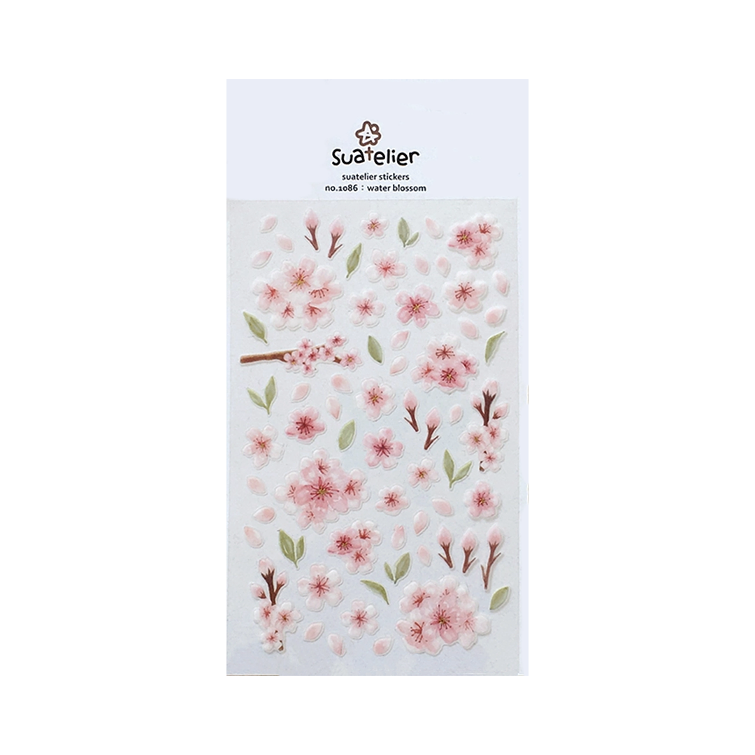 Suatelier Stickers No. 1086 Water Blossom