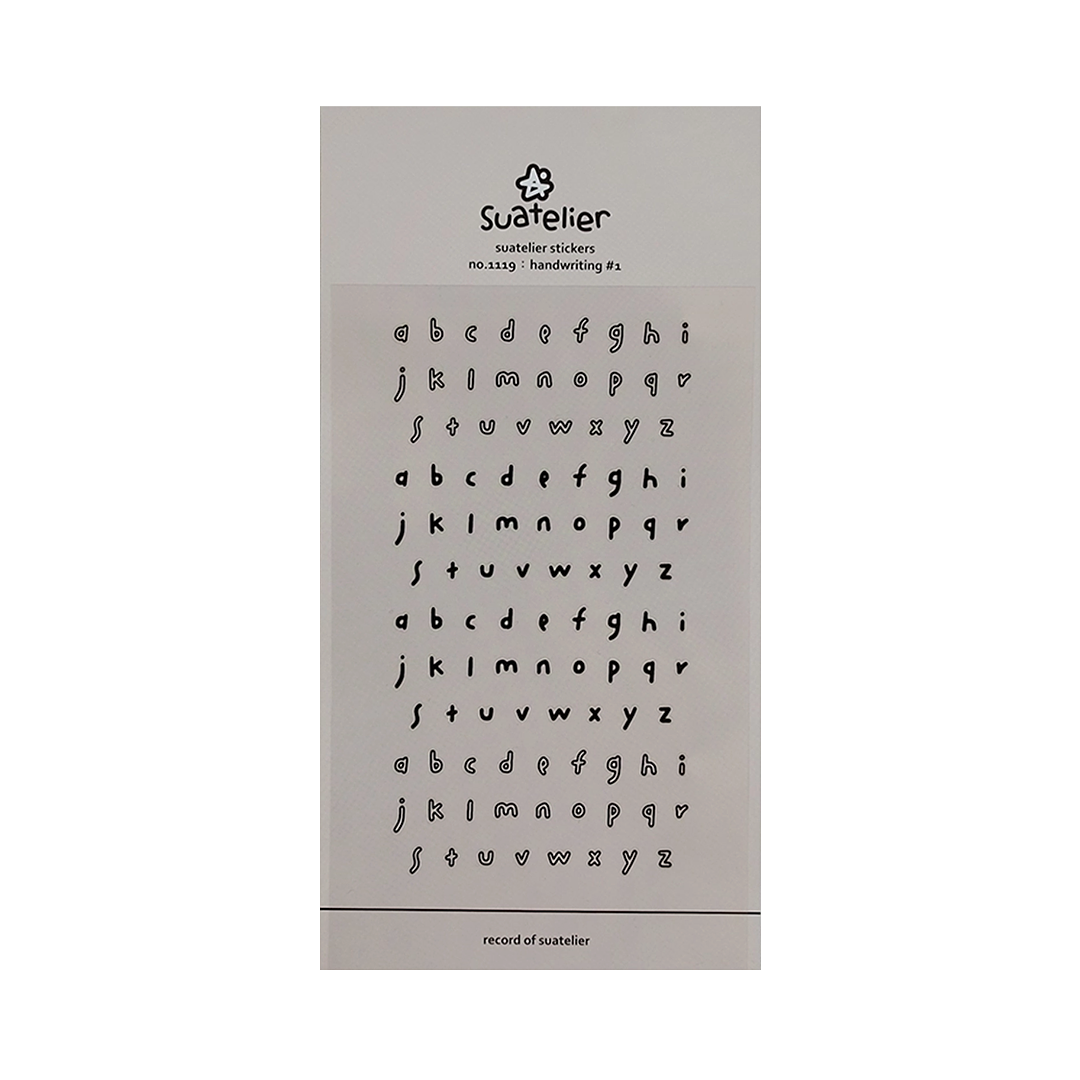 Suatelier Stickers No. 1119 Handwriting #1