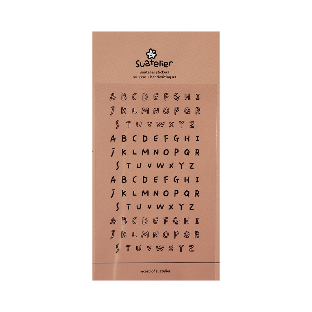 Suatelier Stickers No. 1120 Handwriting #2