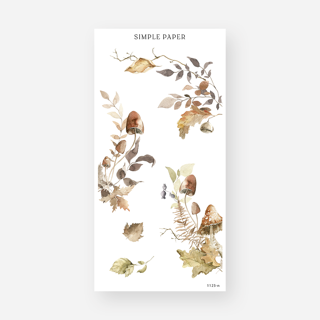 November - Sheet N - Simple Paper