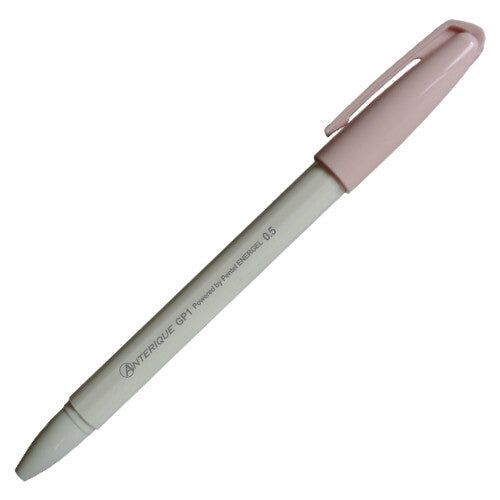 Anterique x Pentel Retractable Gel Pen | 0.5 MM | White Barrel - Simple Paper 