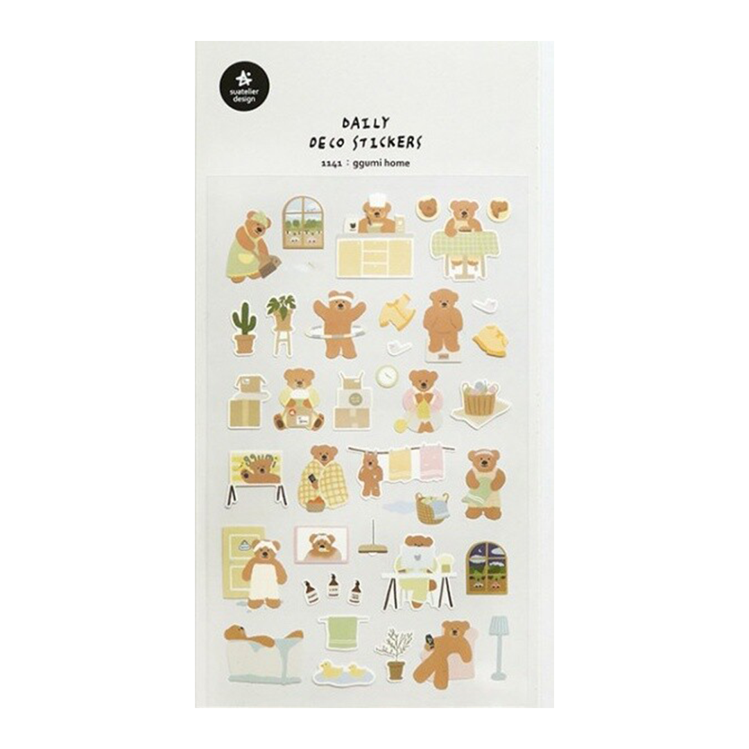 Suatelier Stickers | No. 1141 | Ggumi Home - Simple Paper 