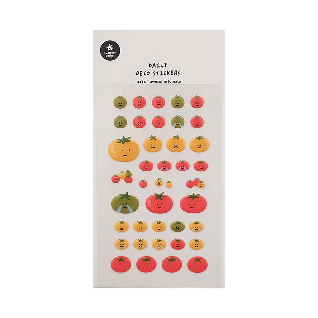 Suatelier Stickers No. 1184 Awesome Tomato