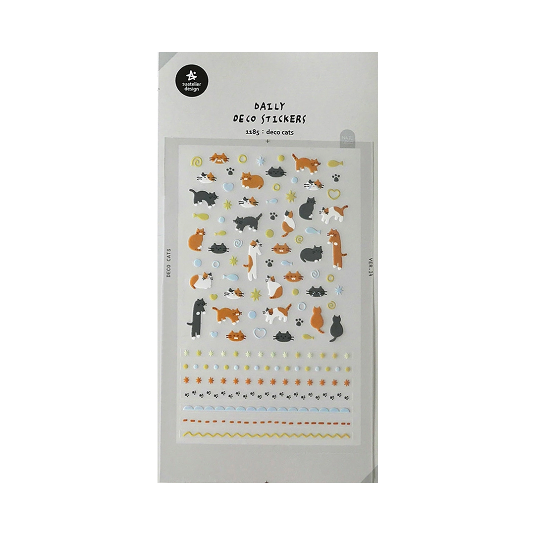 Suatelier Stickers No. 1185 Deco Cats