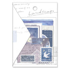Mind Wave Seal Landscape Sticker Flake | Moon Light - Simple Paper 