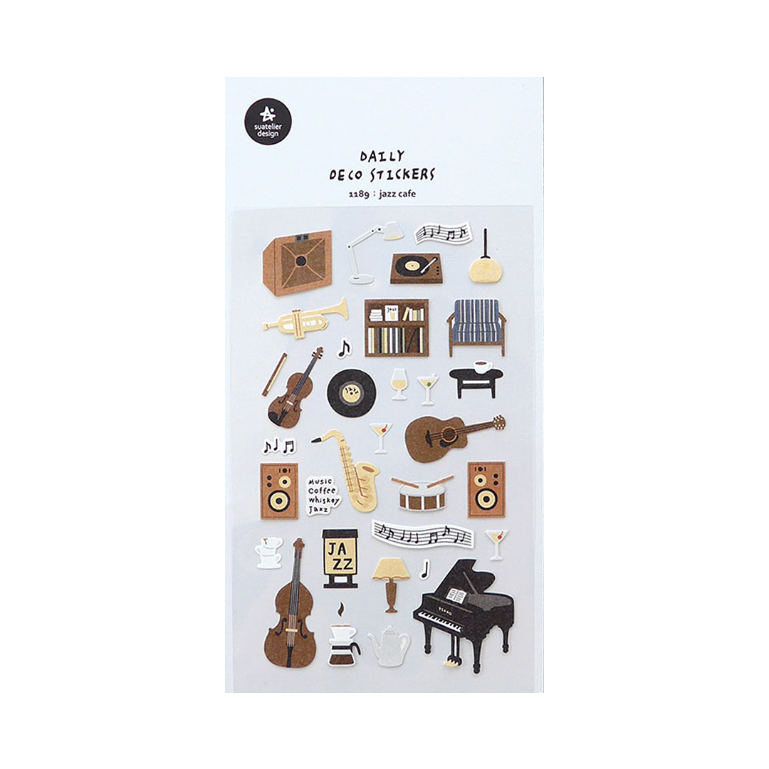Suatelier Stickers No. 1189 Jazz Cafe