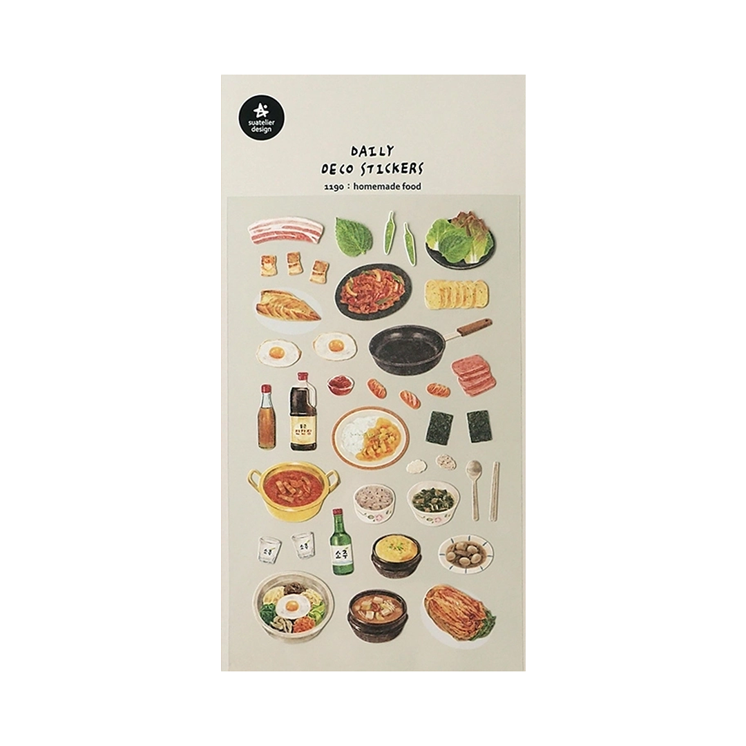 Suatelier Stickers No. 1190 Homemade Food