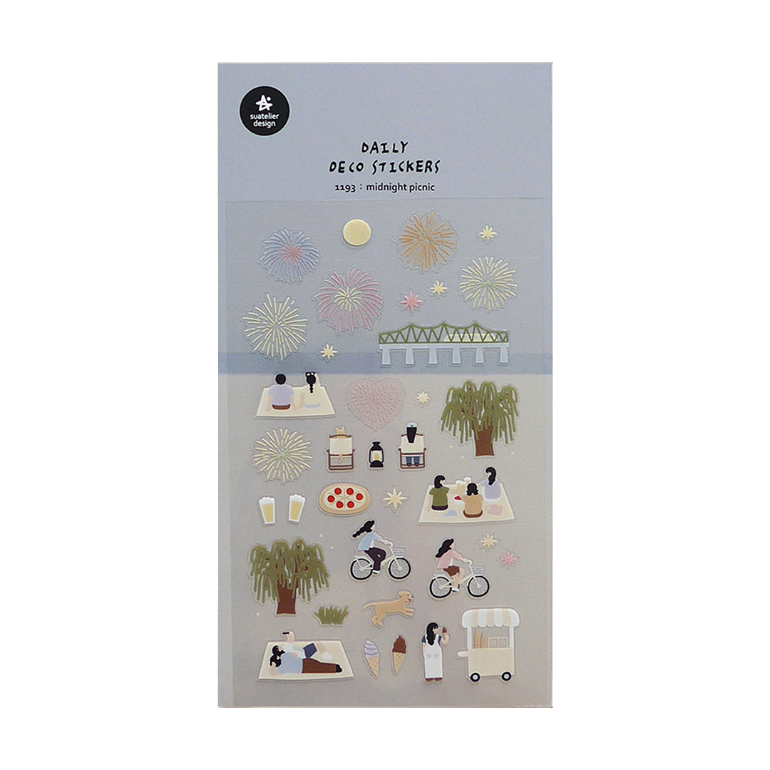 Suatelier Stickers No. 1193 Midnight Picnic