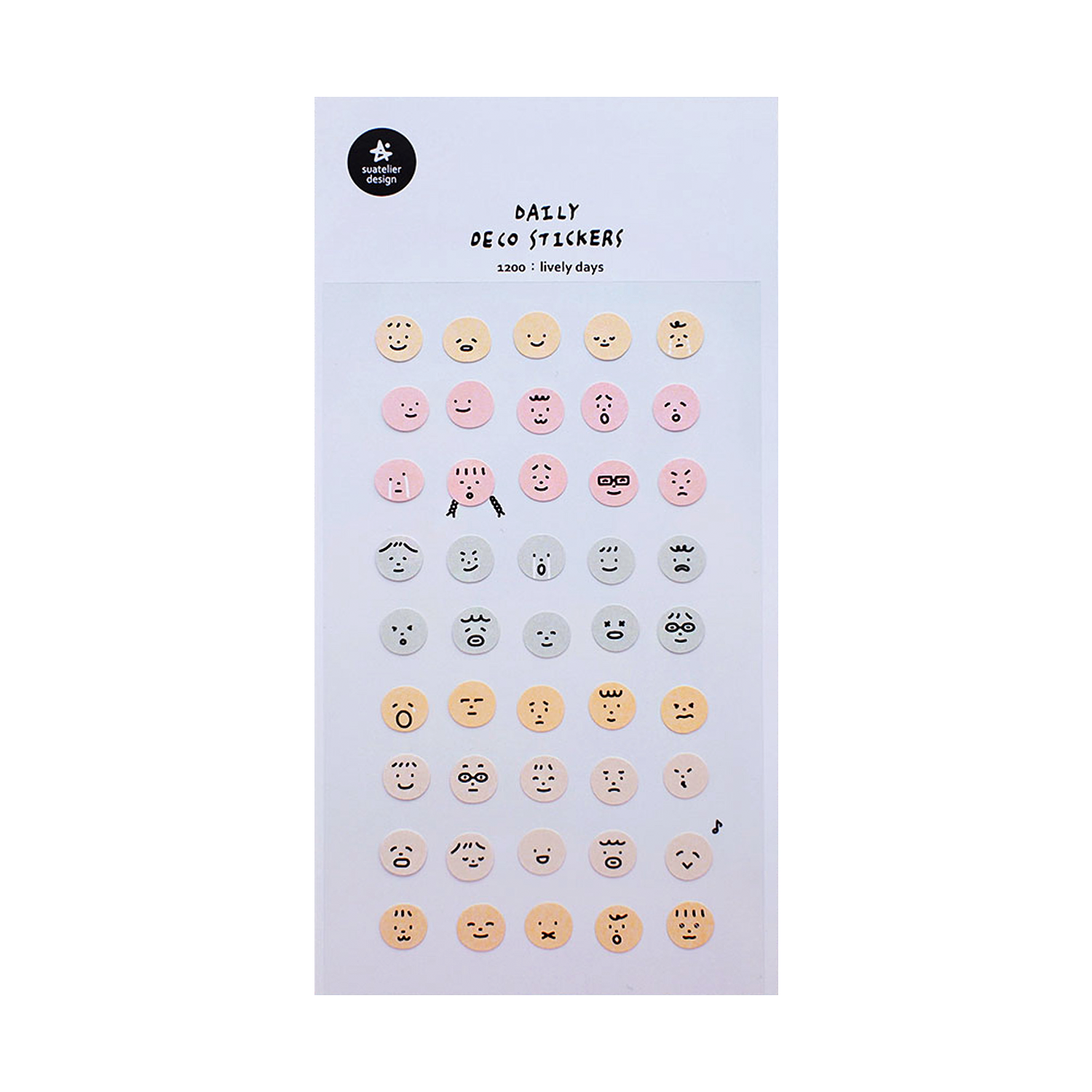 Suatelier Stickers No. 1200 Lively Days