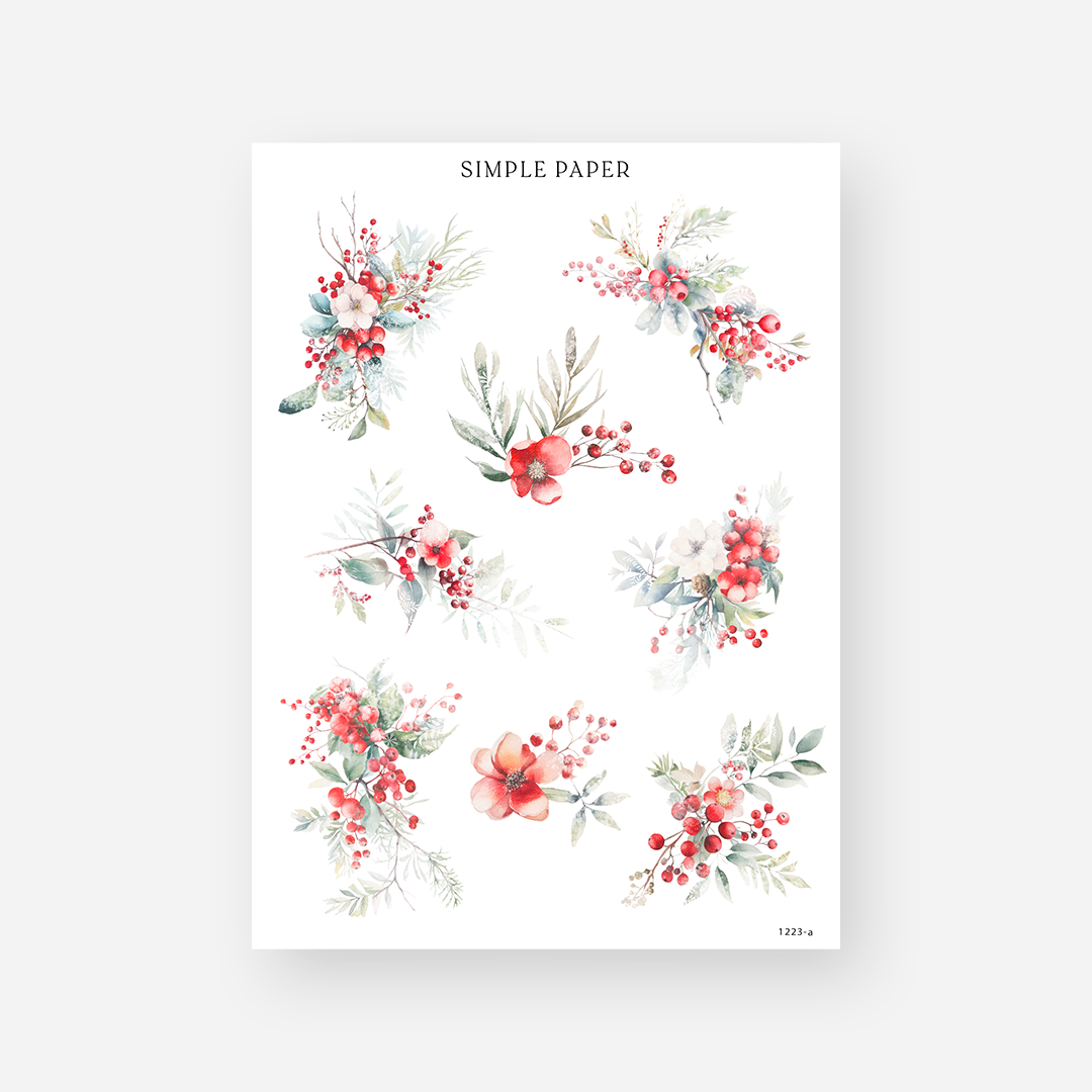 December - Sheet A - Simple Paper