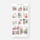 December - Sheet I - Simple Paper