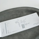 Yohaku Letterpress Ticket Style Memo M-134 Grey