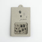 Nombre JIZAI Clear Stamp Pocket Houses 01