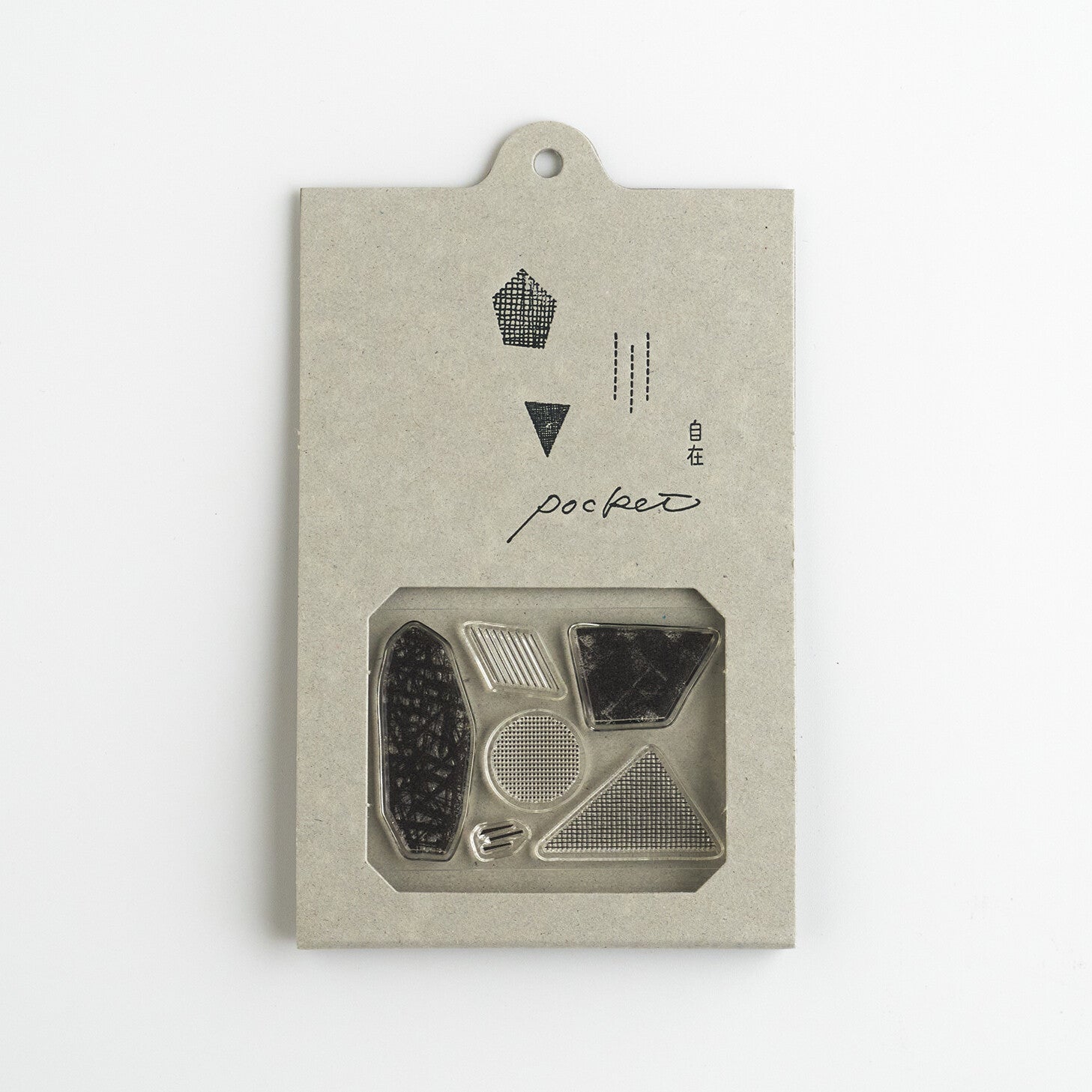 Nombre JIZAI Clear Stamp Pocket Texture 02